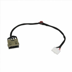 New AC DC Power Jack Charging Port Socket Harness Cable LENOVO IDEAPAD 500-15ACZ 500-15Isk ZIVY2 500-15IBD 300-15ISK 300-17ISK  (21CM)